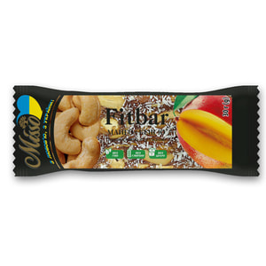 Батончик FITBAR (Фитбар) Манго + Кешью (смесь прессованных сухофруктов с измельченными орехами) 30 г