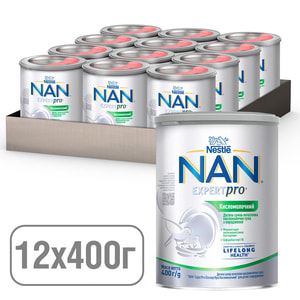 Суміш дитяча NESTLE (Нестле) Нан ExpertPro (ЕкспертПро) Кисломолочна з народження 400 г