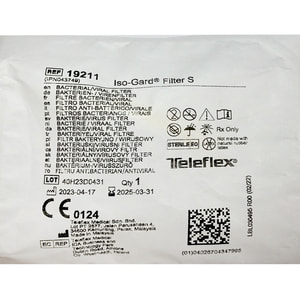 Фільтр дихальний вірусо-бактеріальний з портом прямий стерильний Iso Gard 19211 1 шт