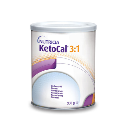 Харчовий продукт KetoCal (Кетокал) 3:1 для дієтотерапії фармакорезистентної епілепсії та інших станів, за яких показано кетогенну дієту 300 г