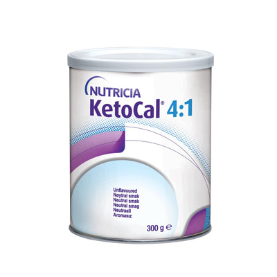 Харчовий продукт KetoCal (Кетокал) 4:1 для дієтотерапії фармакорезистентної епілепсії та інших станів, за яких показано кетогенну дієту 300 г