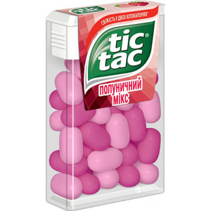 Драже TIC TAC (Тик Так) клубничный микс 18 г