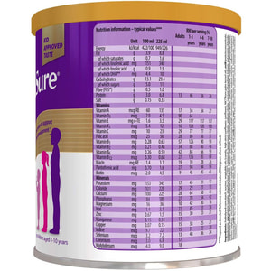 Харчування повноцінне збалансоване PediaSure (Педіашур) Shake (Шейк) суміш суха молочна з 3 до 10 років зі смаком ванілі 400 г