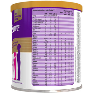 Питание полноценное сбалансированное PediaSure (Педиашур) Шейк смесь сухая молочная с 3 до 10 лет со вкусом шоколада 400 г