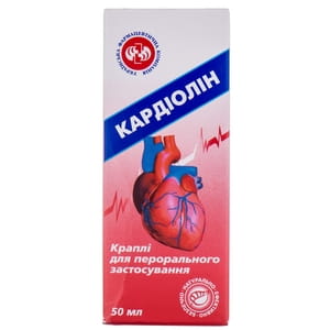 Кардіолін крап. д/перорал. застос. фл. 50мл
