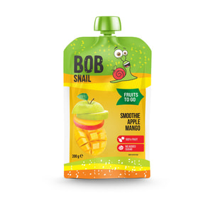 Пюрое фруктовое Bob Snail (Боб Снеил) Улитка Боб Смузи Яблоко-манго 200 г