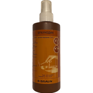 Браунодин р-р накож. 7,5г/100г фл. 250мл №20