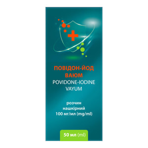 Повидон-йод Ваюм р-р накож. 100мг/мл фл. 50мл