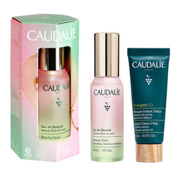 Набір CAUDALIE (Кадалі) Beauty Elixir Detox еліксир для обличчя 30 мл + Vinergetic C маска-детокс 15 мл