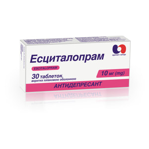 Эсциталопрам табл. п/о 10мг №30