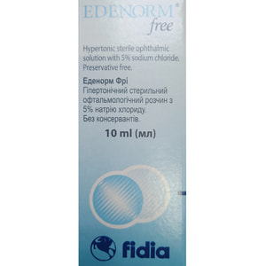 Эденорм Фри раствор офтальмологический увлажняющий флакон 10 мл