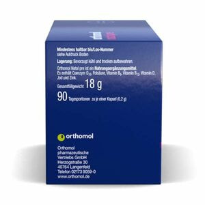 Ортомол Натал Пре (Orthomol Natal Pre) вітамінний комплекс стимулює здорову овуляцію та фертильність капсули на курс 90 днів