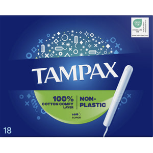 Тампоны женские TAMPAX (Тампакс) Compak (Компакт) Super (Супер) с аппликатором 18 шт