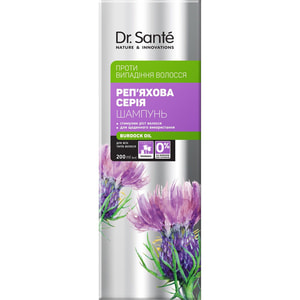Шампунь для волосся Dr.Sante (Доктор санте) Реп'яхова серія проти випадіння для всіх типів волосся 200 мл