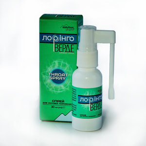 Лорінго Верде спрей д/рот. порожнини фл. 30мл Solution pharm