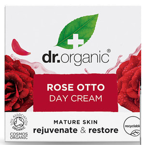 Крем для обличчя DR.ORGANIC (Др. Органік) денний для омолодження та відновлення шкіри з олією троянди Отто 50 мл