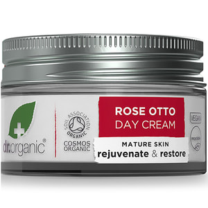 Крем для обличчя DR.ORGANIC (Др. Органік) денний для омолодження та відновлення шкіри з олією троянди Отто 50 мл