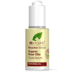 Сыворотка для лица DR.ORGANIC (Др. Органик) восстанавливающая  с маслом розы Отто 30 мл