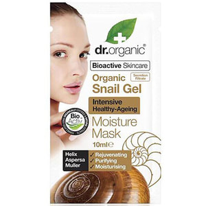 Маска для лица DR.ORGANIC (Др. Органик) с муцином улитки увлажняющая 10 мл