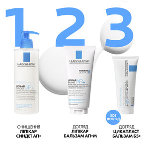 Крем-гель La Roche-Posay (Ля Рош-Позе) Липикар Синдет АР+ очищающий для очень сухой, склонной к атопии кожи младенцев, детей, взрослых рефил 400 мл