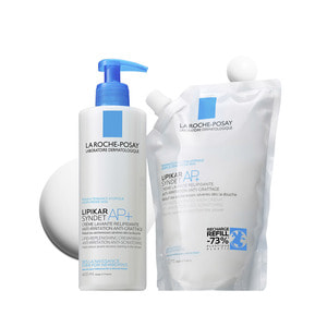 Крем-гель La Roche-Posay (Ля Рош-Позе) Липикар Синдет АР+ очищающий для очень сухой, склонной к атопии кожи младенцев, детей, взрослых рефил 400 мл