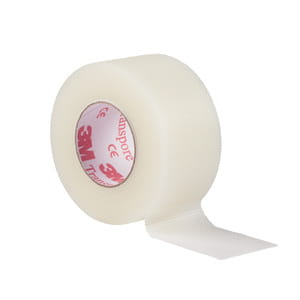 Пластырь хирургический Transpore (Транспор) пористый прозрачный размер 2,5 см х 9,1 м (1527-1)