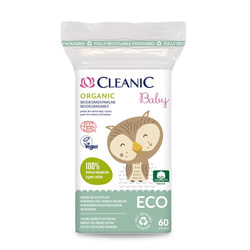 Ватні диски CLEANIC (Клінік) Baby Eco дитячі 60 шт