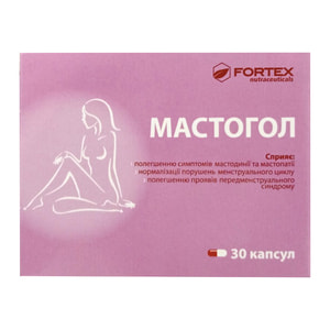 Мастогол капсулы растительные для нормализации функций молочной железы и менструального цикла 3 блистера по 10 шт