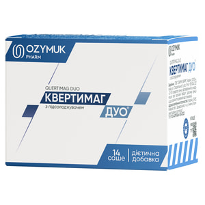 Квертимаг Дуо дієтична добавка в саше упаковка 14 шт