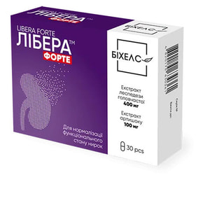 Лібера форте капсули для нормалізації функціонального стану нирок упаковка 30 шт