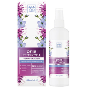 Олія реп'яхова проти випадіння волосся DR.NICE (Доктор Найс) 8 олій в 1 флаконі 100 мл