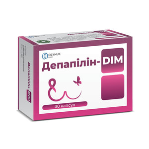 Депапілін-DIM капсули для нормалізації функціонування органів жіночої репродуктивної системи 30 шт