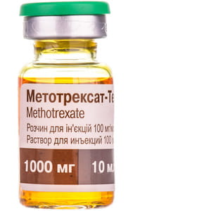 Метотрексат-ТЕВА р-р д/ин. 100мг/мл фл. 10мл №1