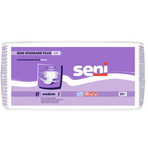 Подгузники для взрослых SENI (Сени) Standard Plus Air Medium (Стандарт Плюс Медиум) размер M/2 30 шт