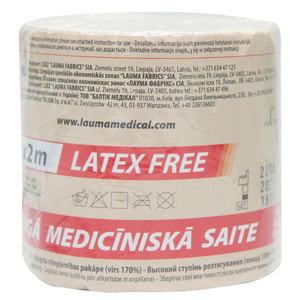Бинт еластичний медичний LAUMA (Лаума) модель 2 Latex Free високого ступеня розтяжності розмір 2м х 8см