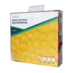Коврик массажный RIDNI RELAX (Родные Релакс) 2 пазла модель RD-STONE-2
