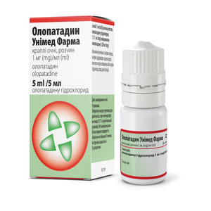 Олопатадин Унимед Фарма кап. глазн. р-р 1мг/мл фл. 5мл