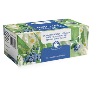 Фіточай для підшлункової залози в індивідуальних фільтр-пакетах по 1,5 г упаковка 20 шт