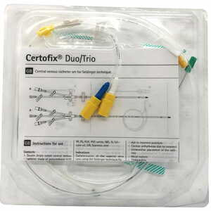 Набор для катетеризации центральных вен (набор по Сельдингеру) Certofix Trio (Цертофикс Трио) 720 трёхканальный взрослый катетер 16G/18G/18G 1 шт***