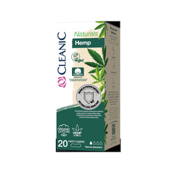 Прокладки ежедневные CLEANIC (Клиник) Naturals Hemp 20 шт