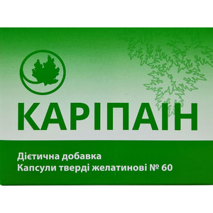 Карипаин капсулы источник глюкозамина и хондроитина для нормализации работы опорно-двигательного аппарата 4 блистера по 15 шт