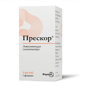 Прескор конц. д/р-ра д/инф. 2,5мг/мл фл. 5мл №1