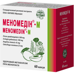 Меномедін-М капсули здоровий метаболізм при менопаузі 6 блистерів по 10 шт