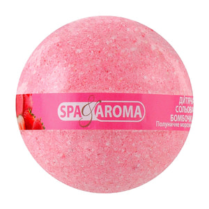 Бомбочка солевая для ванн детская BIOTON (Биотон) Клубничное мороженное 200 г