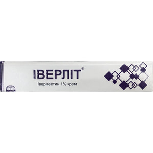 Крем для обличчя IVERLITE (Іверліт) 1% розацеа туба 30 г