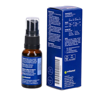 Ортомол Вітамін Д3 + К2 (Orthomol Vitamin D3 + К2) спрей для підтримки імунної системи та здоров'я кісток флакон 20 мл