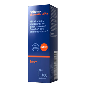 Ортомол Вітамін Д3 + К2 (Orthomol Vitamin D3 + К2) спрей для підтримки імунної системи та здоров'я кісток флакон 20 мл