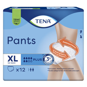 Подгузники-трусы для взрослых TENA (Тена) Pants Plus XL (Пентс плюс) размер XL 12 шт