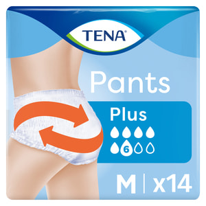 Подгузники-трусы для взрослых TENA (Тена) Pants Plus (Пентс Плюс) размер M 14 шт