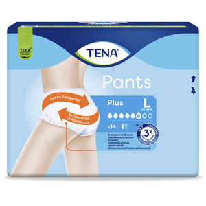 Подгузники-трусы для взрослых TENA (Тена) Pants Plus (Пентс Плюс) размер L 14 шт